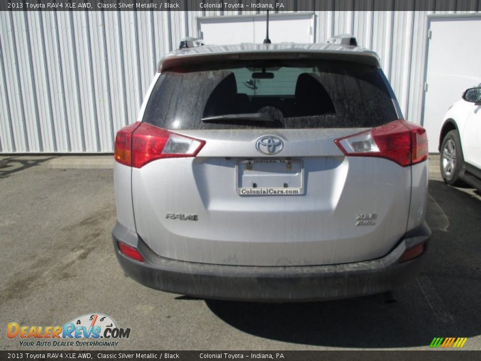 2013 Toyota RAV4 XLE AWD Classic Silver Metallic / Black Photo #4
