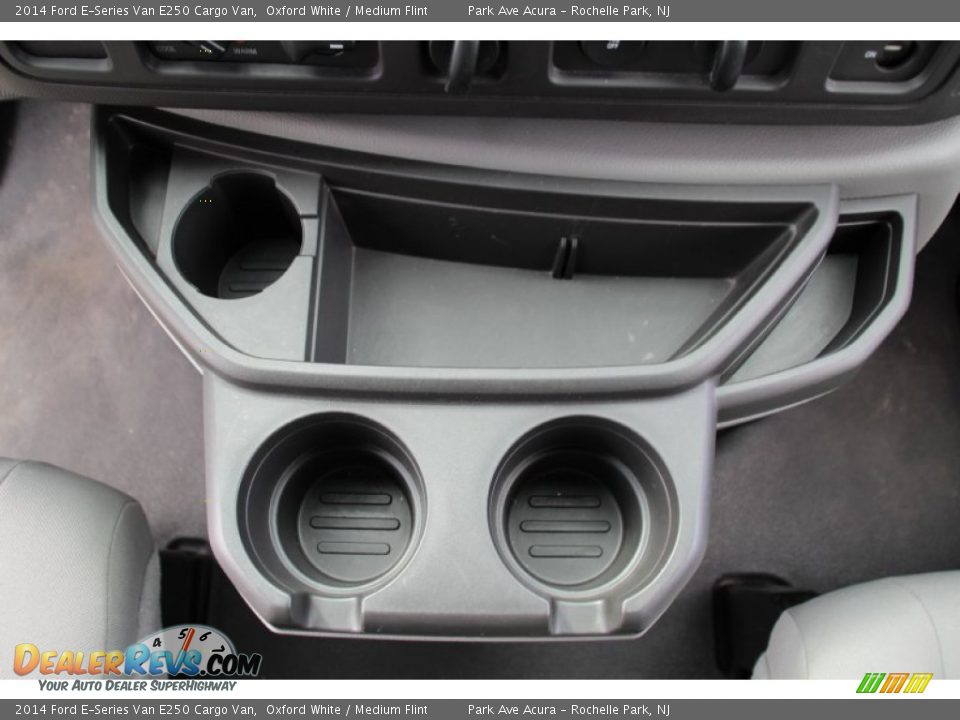 2014 Ford E-Series Van E250 Cargo Van Oxford White / Medium Flint Photo #16