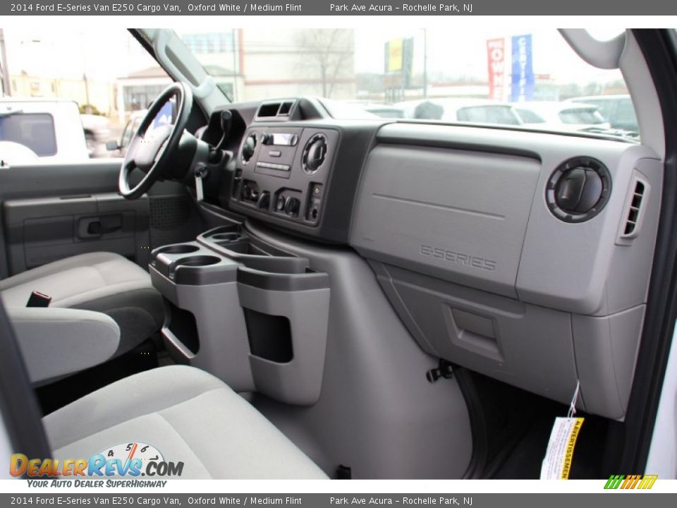2014 Ford E-Series Van E250 Cargo Van Oxford White / Medium Flint Photo #28