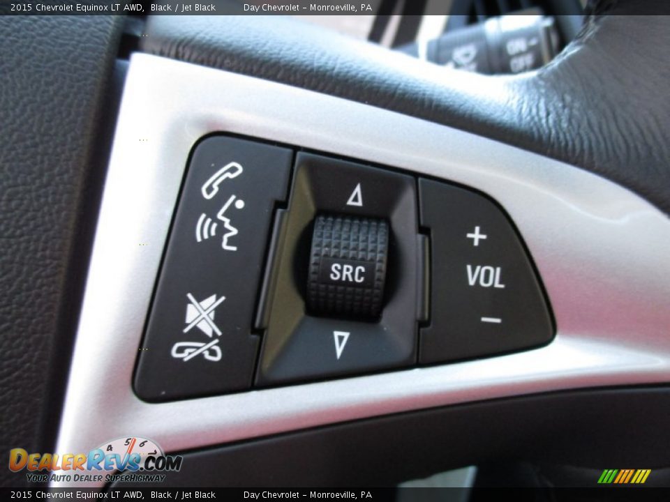 2015 Chevrolet Equinox LT AWD Black / Jet Black Photo #18