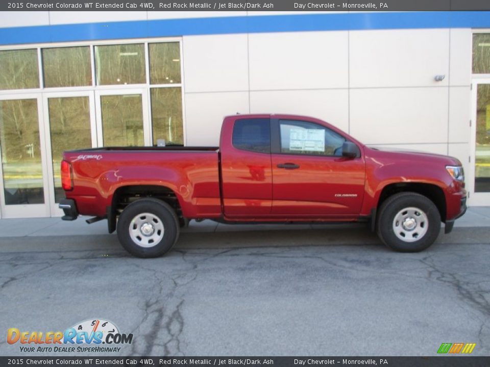 Red Rock Metallic 2015 Chevrolet Colorado WT Extended Cab 4WD Photo #2
