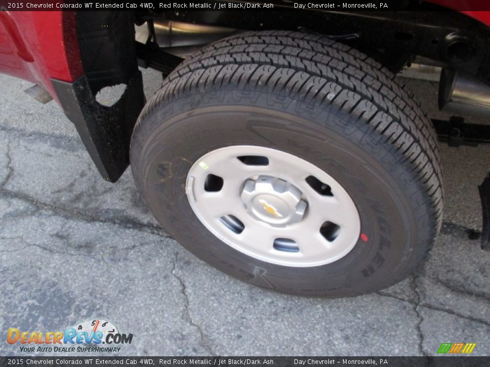 2015 Chevrolet Colorado WT Extended Cab 4WD Red Rock Metallic / Jet Black/Dark Ash Photo #3