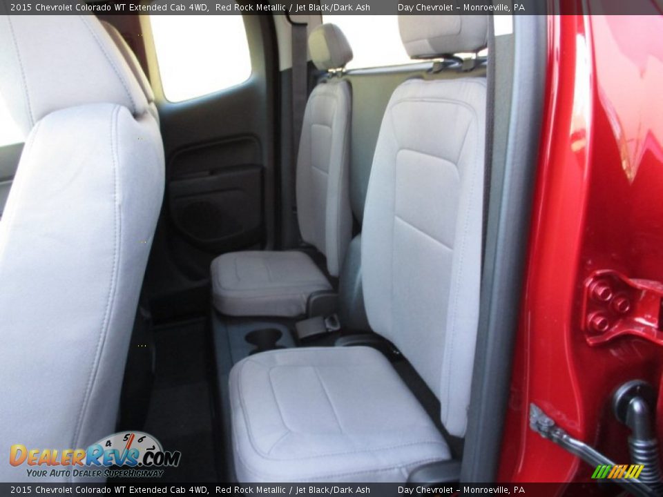 Rear Seat of 2015 Chevrolet Colorado WT Extended Cab 4WD Photo #13