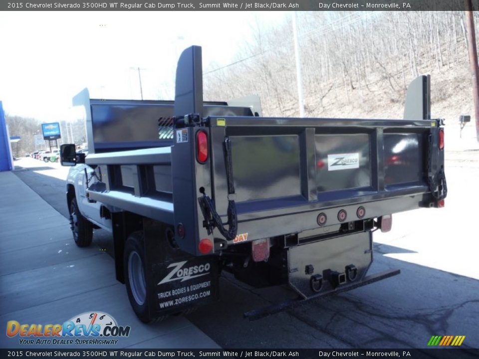 2015 Chevrolet Silverado 3500HD WT Regular Cab Dump Truck Summit White / Jet Black/Dark Ash Photo #6