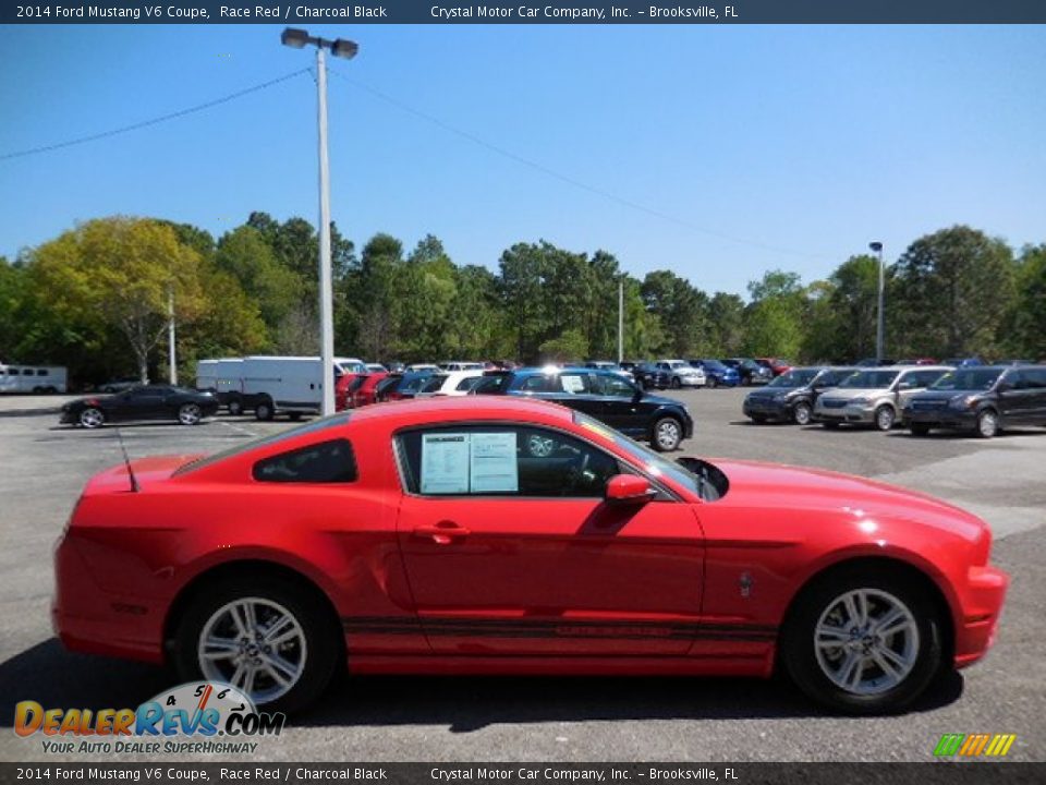 2014 Ford Mustang V6 Coupe Race Red / Charcoal Black Photo #9