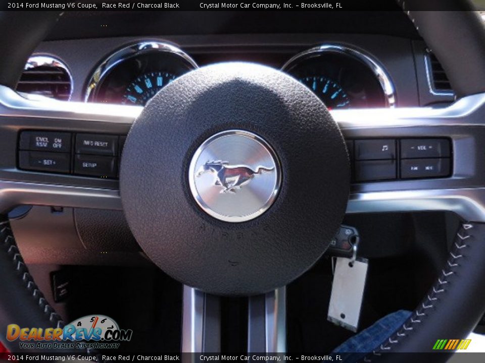 2014 Ford Mustang V6 Coupe Race Red / Charcoal Black Photo #21