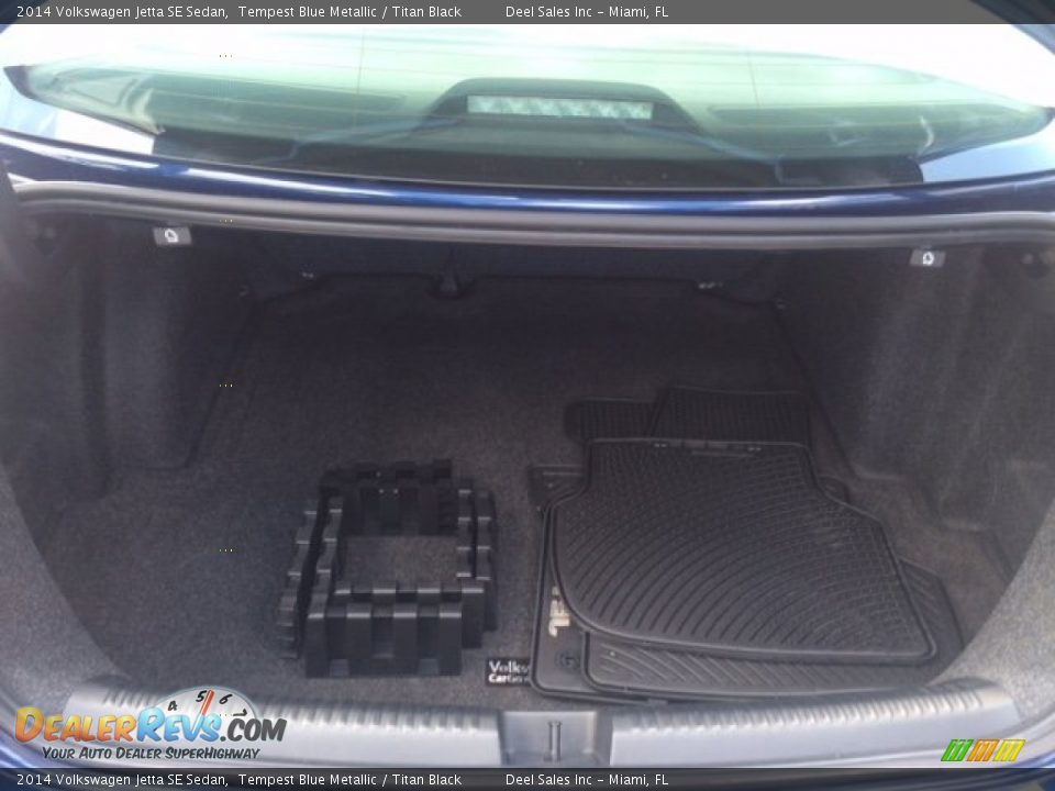 2014 Volkswagen Jetta SE Sedan Tempest Blue Metallic / Titan Black Photo #14