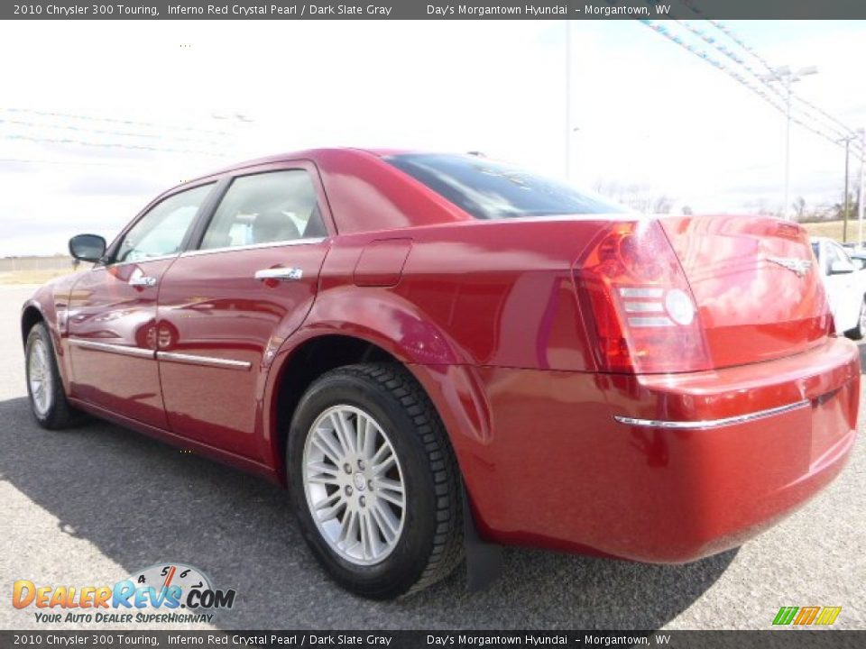 2010 Chrysler 300 Touring Inferno Red Crystal Pearl / Dark Slate Gray Photo #7