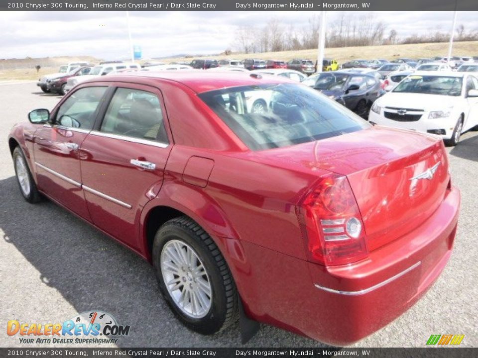 2010 Chrysler 300 Touring Inferno Red Crystal Pearl / Dark Slate Gray Photo #8