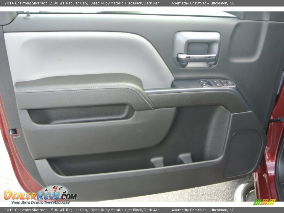 2014 Chevrolet Silverado 1500 WT Regular Cab Deep Ruby Metallic / Jet Black/Dark Ash Photo #10