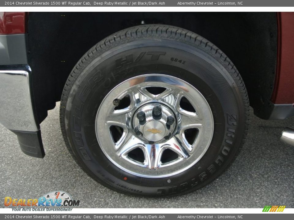 2014 Chevrolet Silverado 1500 WT Regular Cab Deep Ruby Metallic / Jet Black/Dark Ash Photo #24