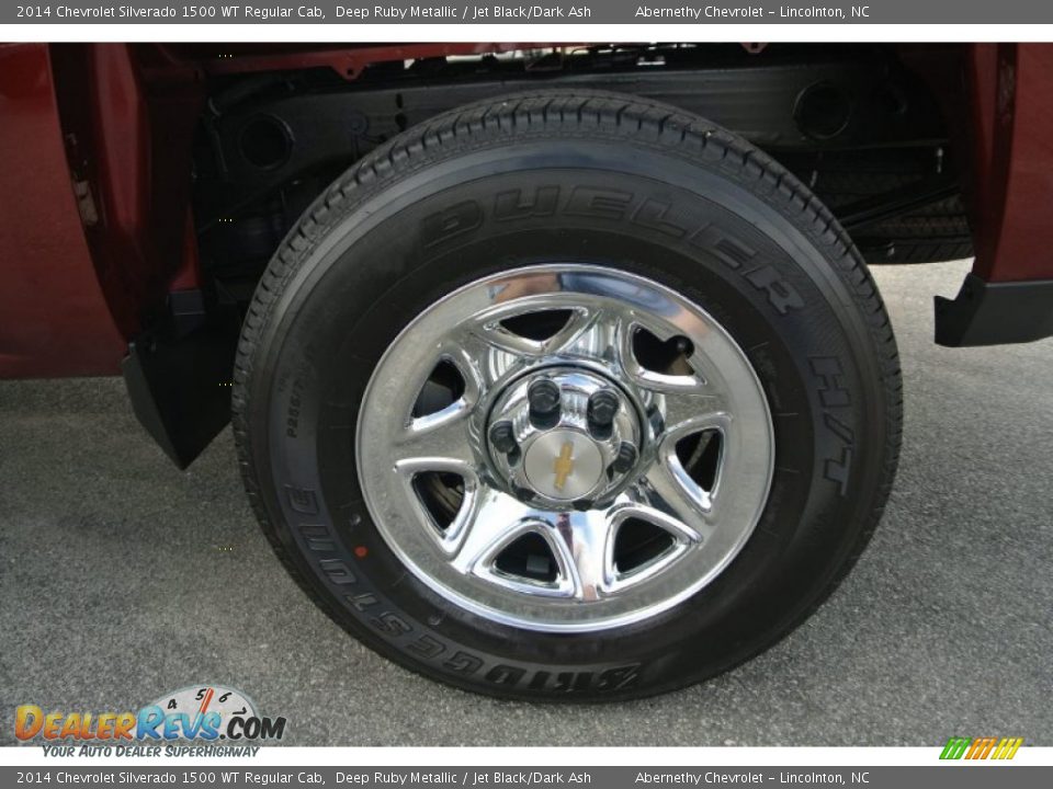 2014 Chevrolet Silverado 1500 WT Regular Cab Deep Ruby Metallic / Jet Black/Dark Ash Photo #25