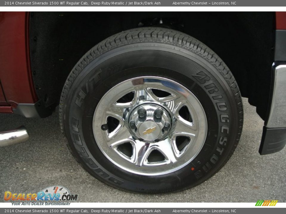 2014 Chevrolet Silverado 1500 WT Regular Cab Deep Ruby Metallic / Jet Black/Dark Ash Photo #27
