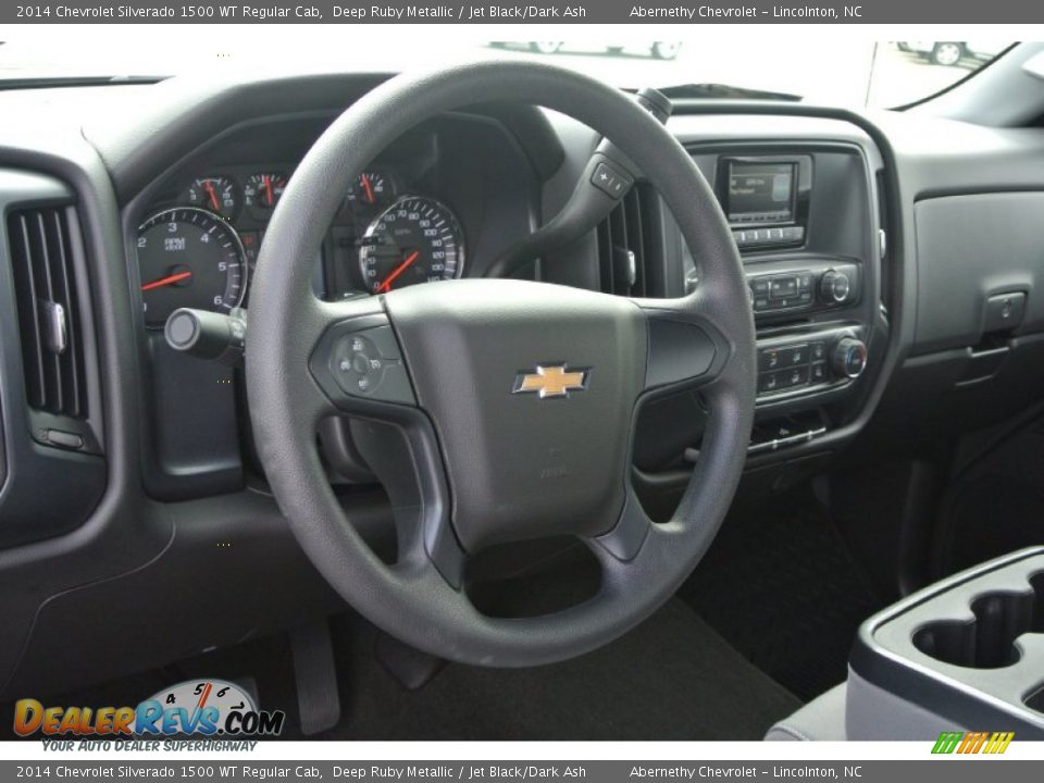 2014 Chevrolet Silverado 1500 WT Regular Cab Deep Ruby Metallic / Jet Black/Dark Ash Photo #28