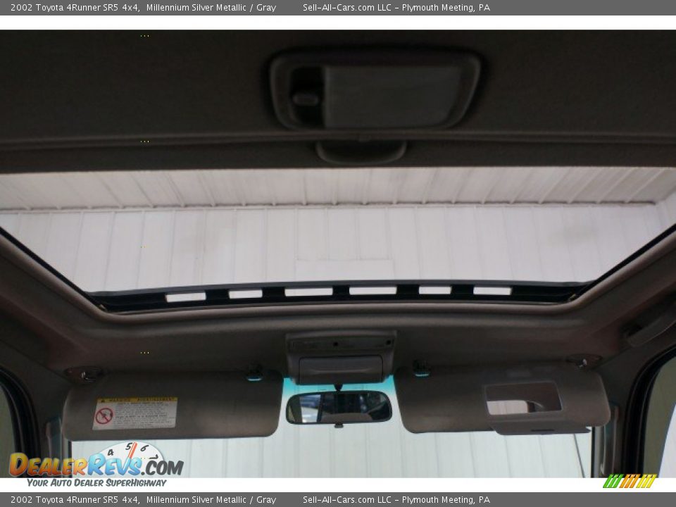 2002 Toyota 4Runner SR5 4x4 Millennium Silver Metallic / Gray Photo #19