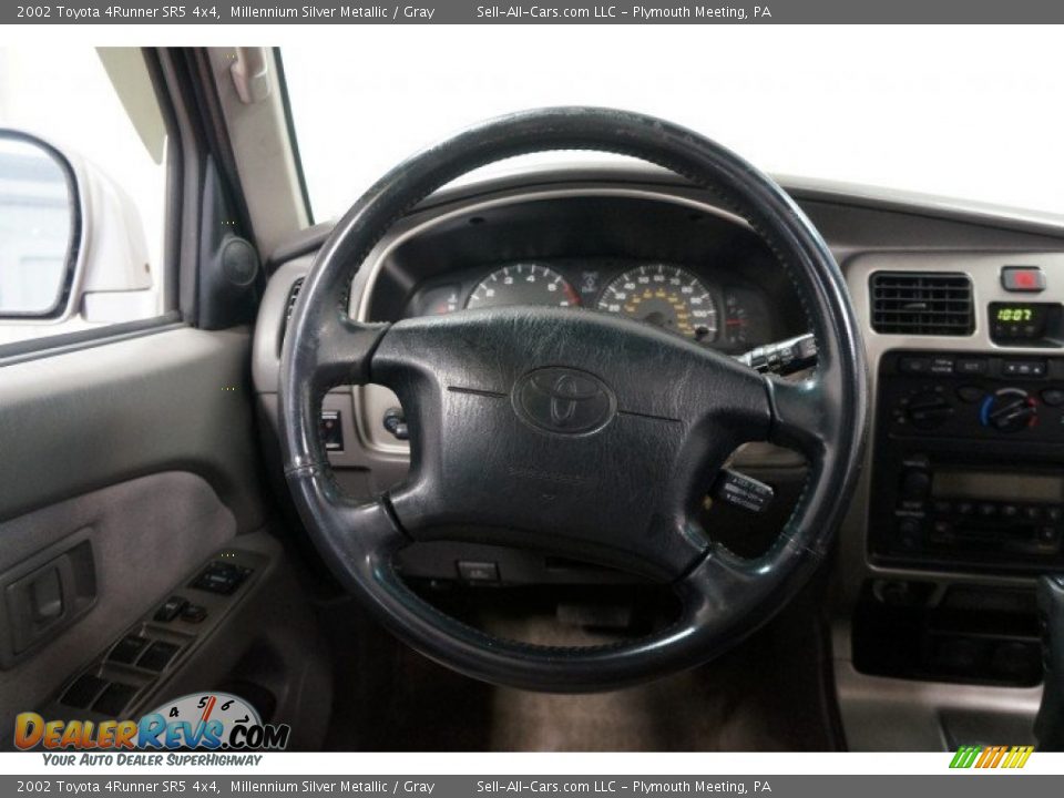 2002 Toyota 4Runner SR5 4x4 Millennium Silver Metallic / Gray Photo #21