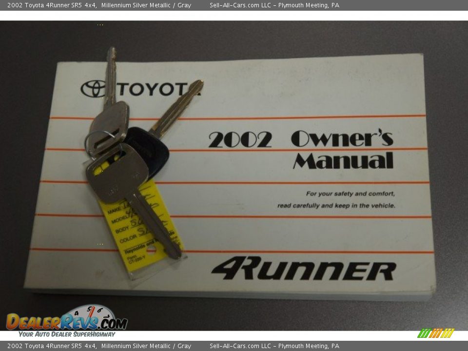 2002 Toyota 4Runner SR5 4x4 Millennium Silver Metallic / Gray Photo #29