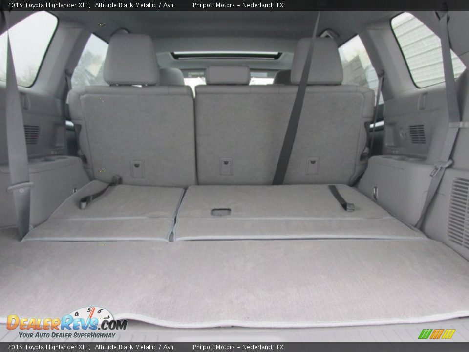 2015 Toyota Highlander XLE Attitude Black Metallic / Ash Photo #16