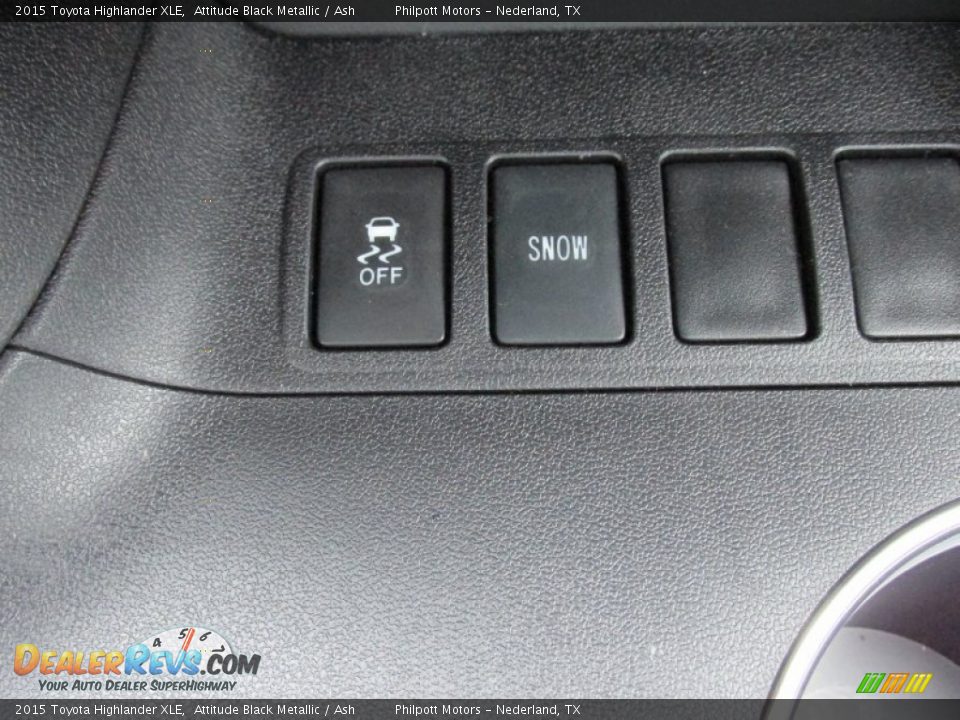 2015 Toyota Highlander XLE Attitude Black Metallic / Ash Photo #29