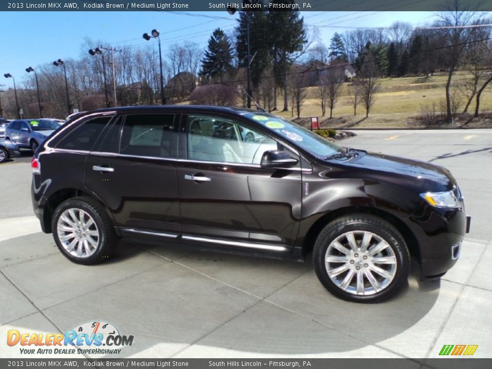 2013 Lincoln MKX AWD Kodiak Brown / Medium Light Stone Photo #7