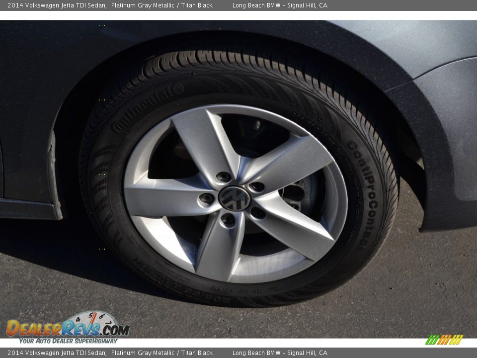 2014 Volkswagen Jetta TDI Sedan Platinum Gray Metallic / Titan Black Photo #2