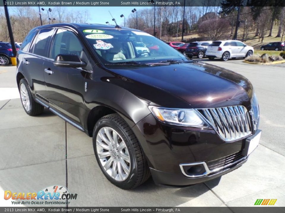 2013 Lincoln MKX AWD Kodiak Brown / Medium Light Stone Photo #8