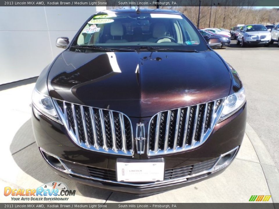 2013 Lincoln MKX AWD Kodiak Brown / Medium Light Stone Photo #9