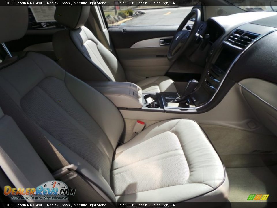 2013 Lincoln MKX AWD Kodiak Brown / Medium Light Stone Photo #11