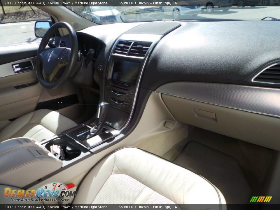 2013 Lincoln MKX AWD Kodiak Brown / Medium Light Stone Photo #12