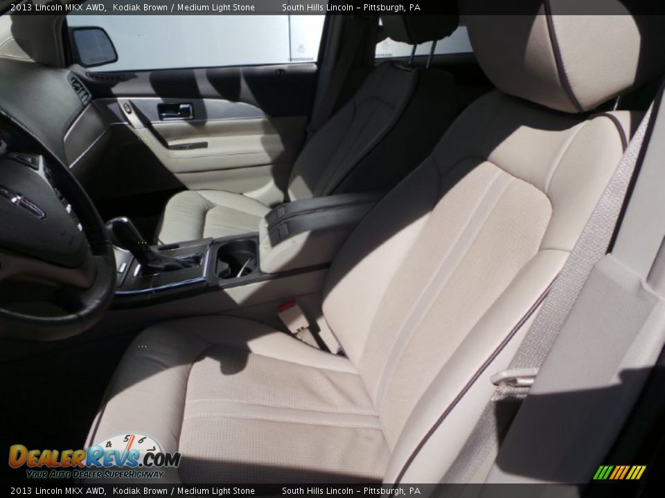 2013 Lincoln MKX AWD Kodiak Brown / Medium Light Stone Photo #16