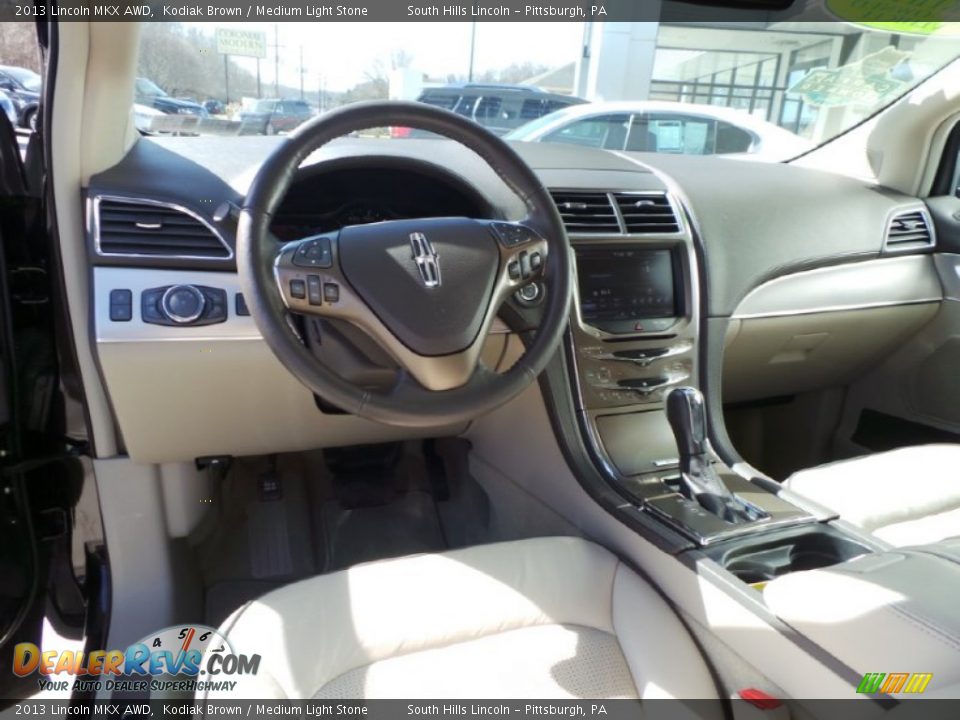 2013 Lincoln MKX AWD Kodiak Brown / Medium Light Stone Photo #18