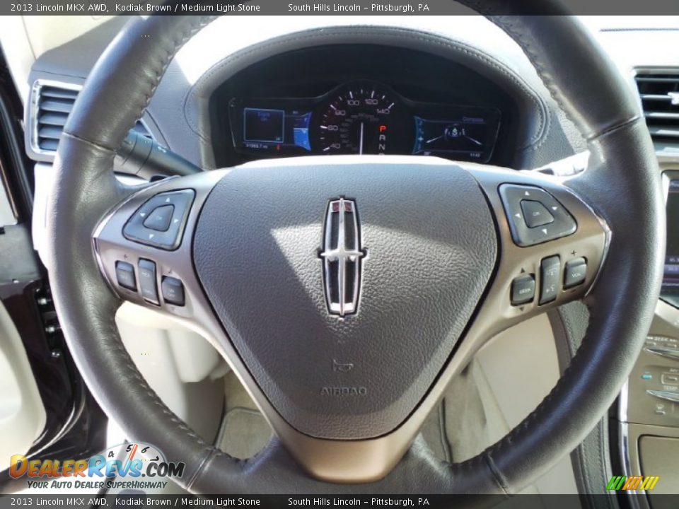 2013 Lincoln MKX AWD Kodiak Brown / Medium Light Stone Photo #21