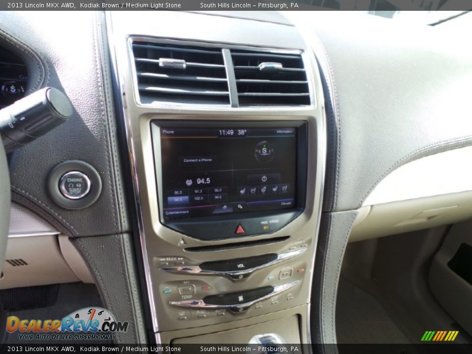 2013 Lincoln MKX AWD Kodiak Brown / Medium Light Stone Photo #22