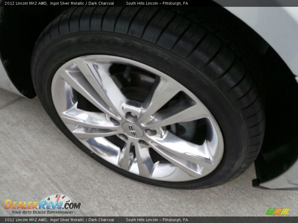 2012 Lincoln MKZ AWD Ingot Silver Metallic / Dark Charcoal Photo #9