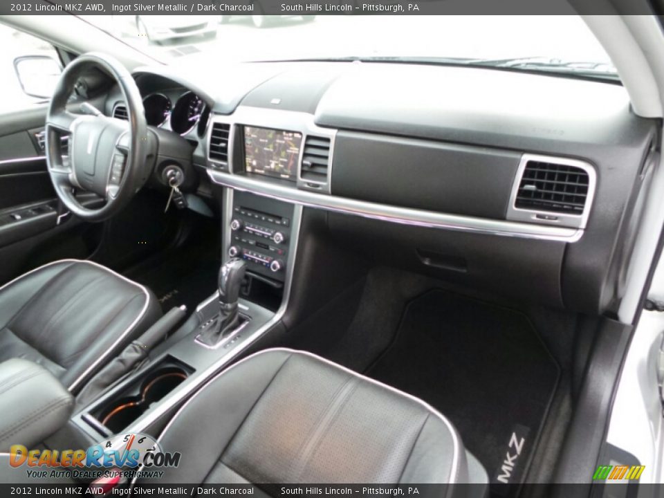 2012 Lincoln MKZ AWD Ingot Silver Metallic / Dark Charcoal Photo #11