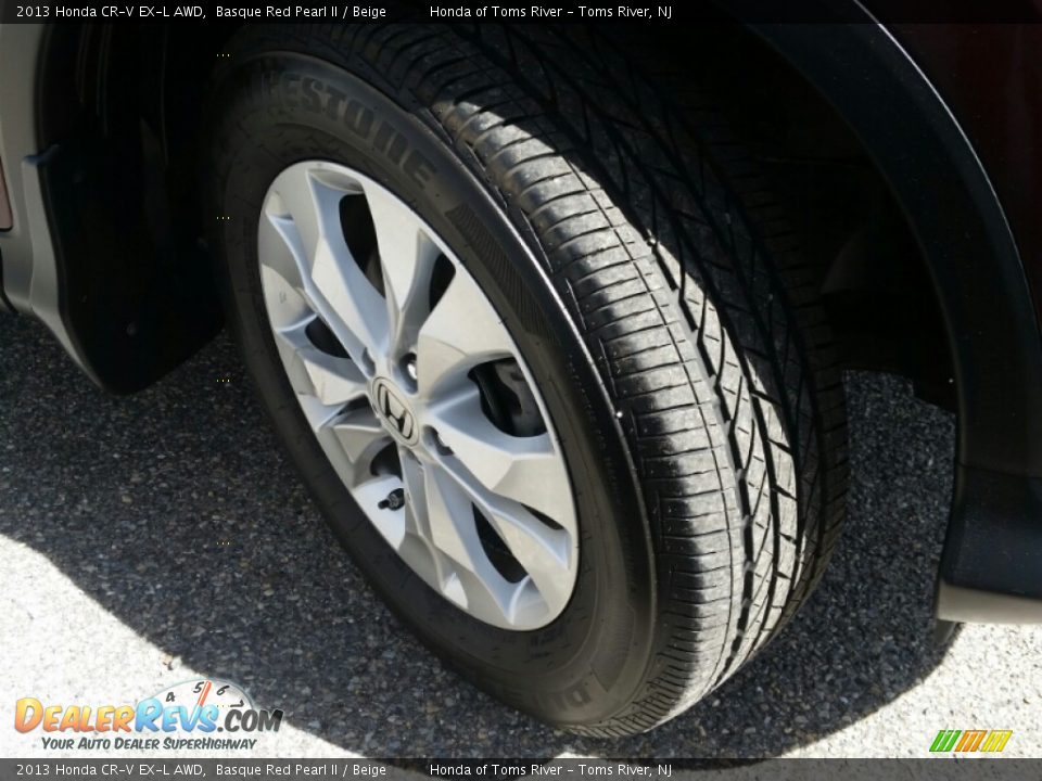 2013 Honda CR-V EX-L AWD Basque Red Pearl II / Beige Photo #5