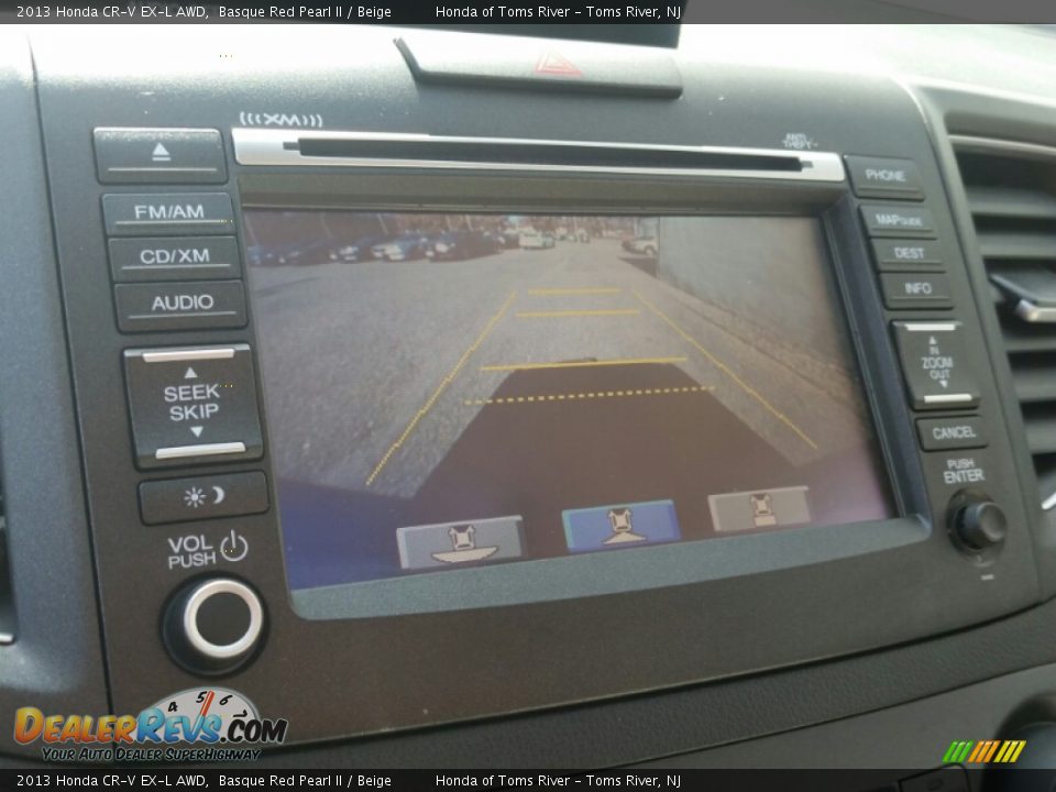 2013 Honda CR-V EX-L AWD Basque Red Pearl II / Beige Photo #10