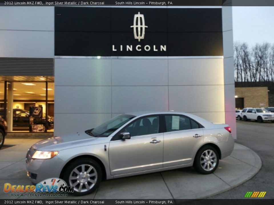 2012 Lincoln MKZ FWD Ingot Silver Metallic / Dark Charcoal Photo #1