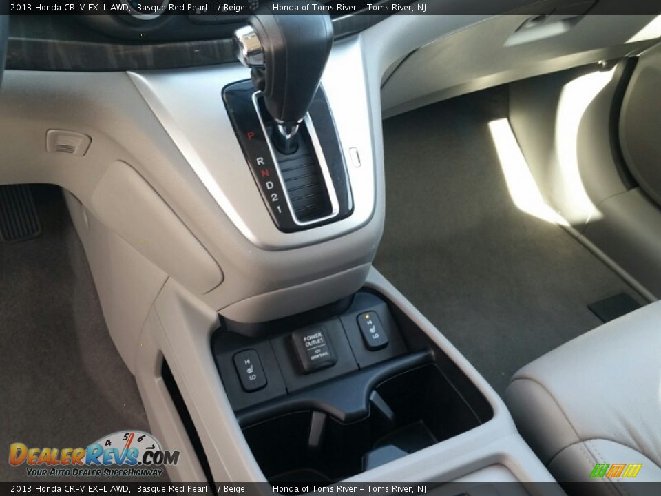 2013 Honda CR-V EX-L AWD Basque Red Pearl II / Beige Photo #18