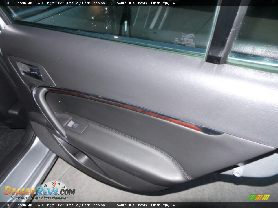 2012 Lincoln MKZ FWD Ingot Silver Metallic / Dark Charcoal Photo #14