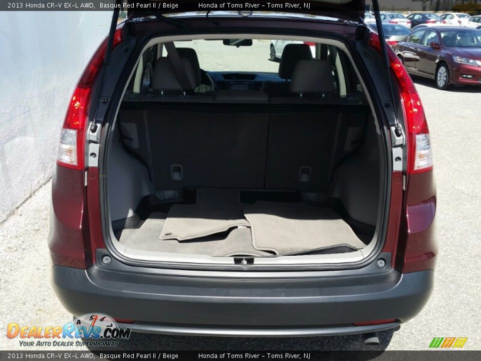 2013 Honda CR-V EX-L AWD Basque Red Pearl II / Beige Photo #21