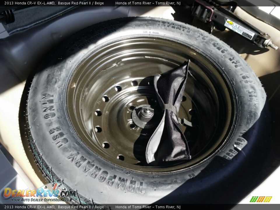 2013 Honda CR-V EX-L AWD Basque Red Pearl II / Beige Photo #22
