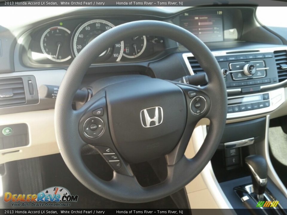 2013 Honda Accord LX Sedan White Orchid Pearl / Ivory Photo #15