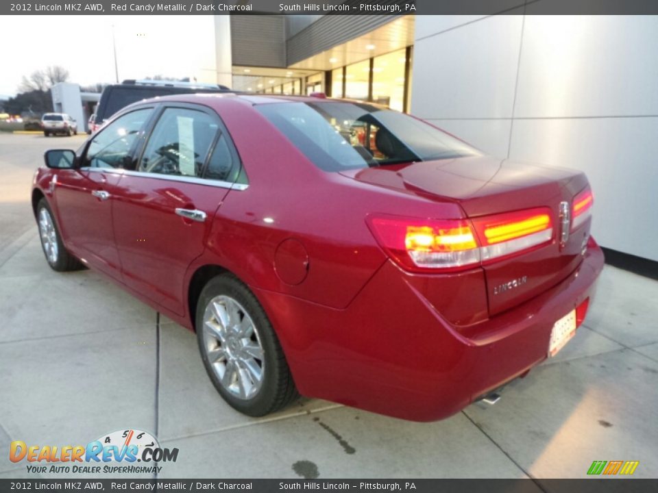2012 Lincoln MKZ AWD Red Candy Metallic / Dark Charcoal Photo #3