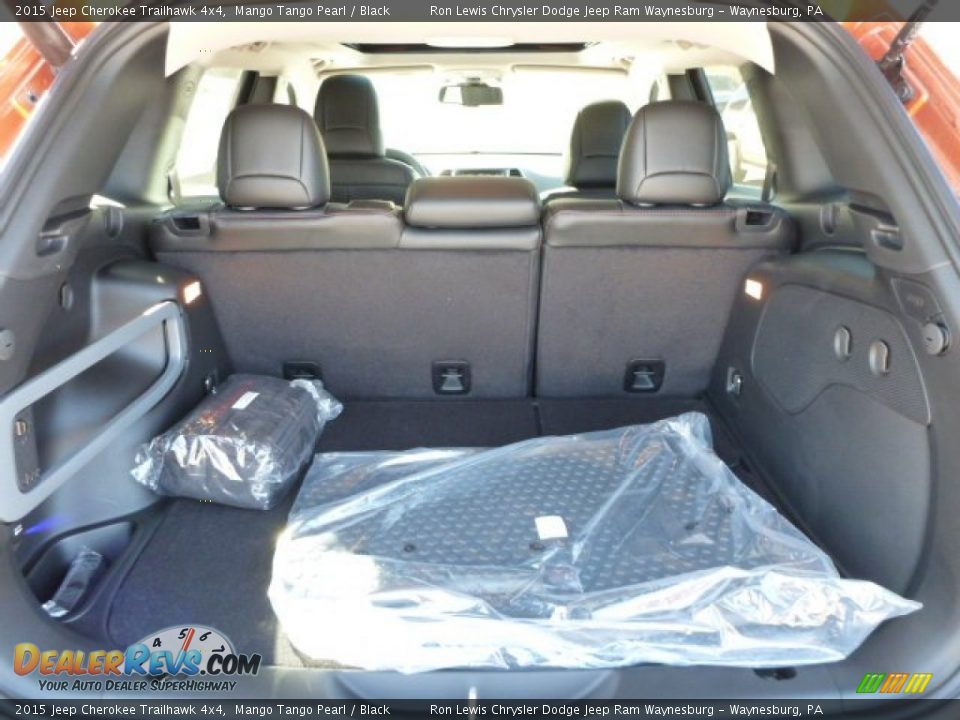 2015 Jeep Cherokee Trailhawk 4x4 Mango Tango Pearl / Black Photo #5