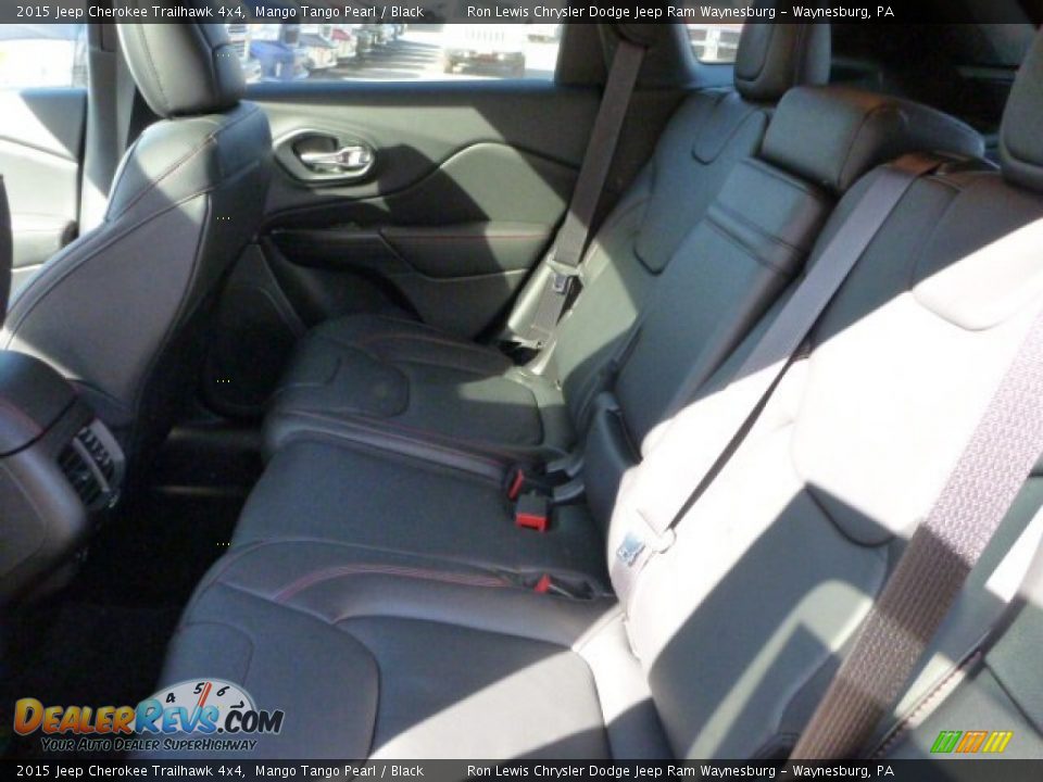 2015 Jeep Cherokee Trailhawk 4x4 Mango Tango Pearl / Black Photo #12