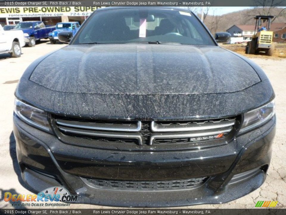 2015 Dodge Charger SE Pitch Black / Black Photo #9