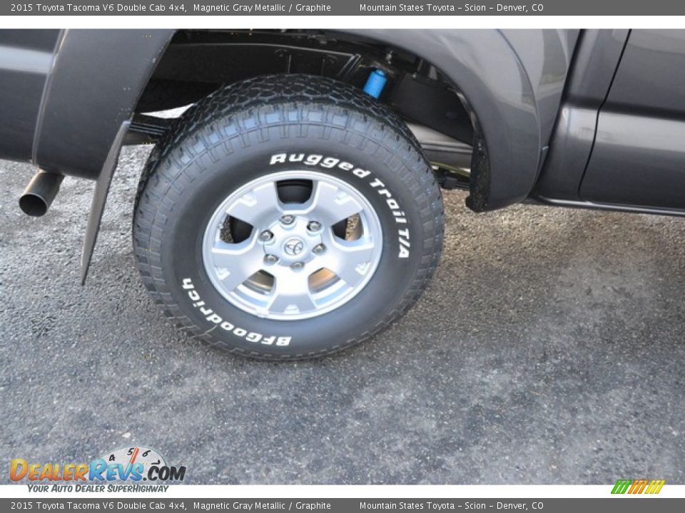 2015 Toyota Tacoma V6 Double Cab 4x4 Magnetic Gray Metallic / Graphite Photo #9