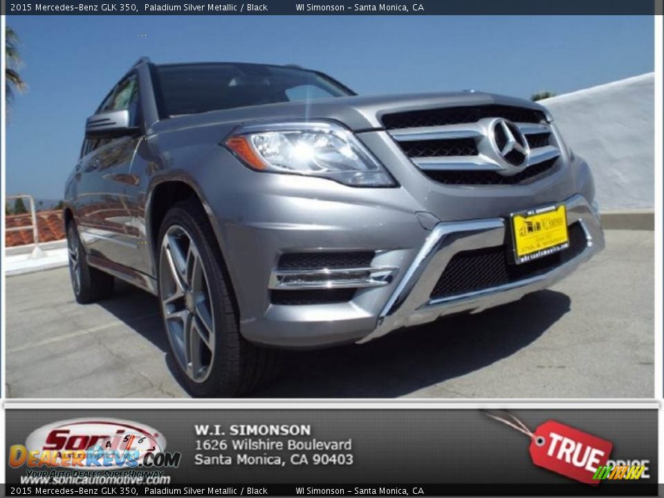 2015 Mercedes-Benz GLK 350 Paladium Silver Metallic / Black Photo #1