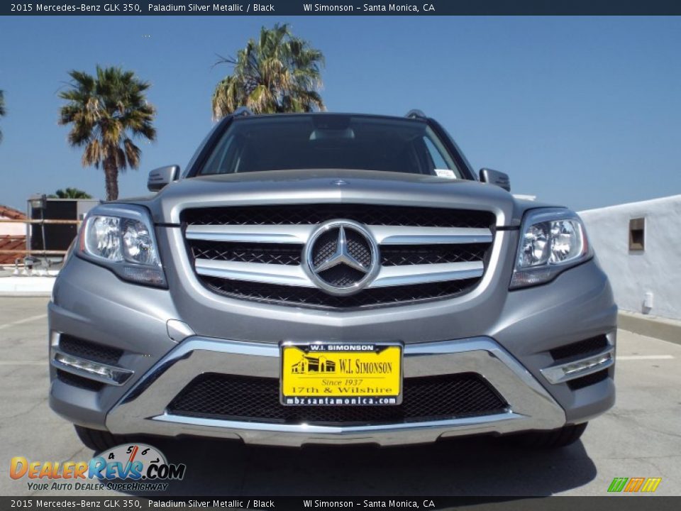 2015 Mercedes-Benz GLK 350 Paladium Silver Metallic / Black Photo #2
